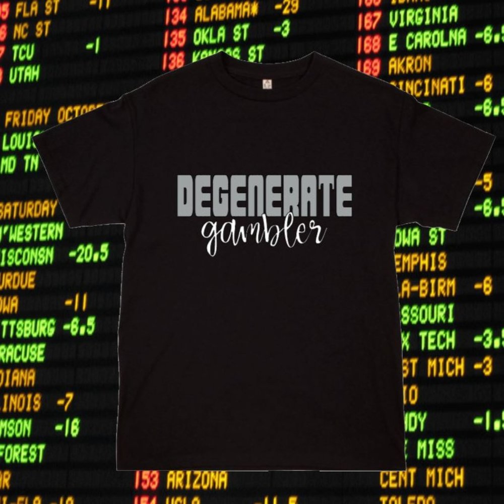 Degenerate Morals " Degenerate Gambler " Sports Betting Gambling Sportsbook